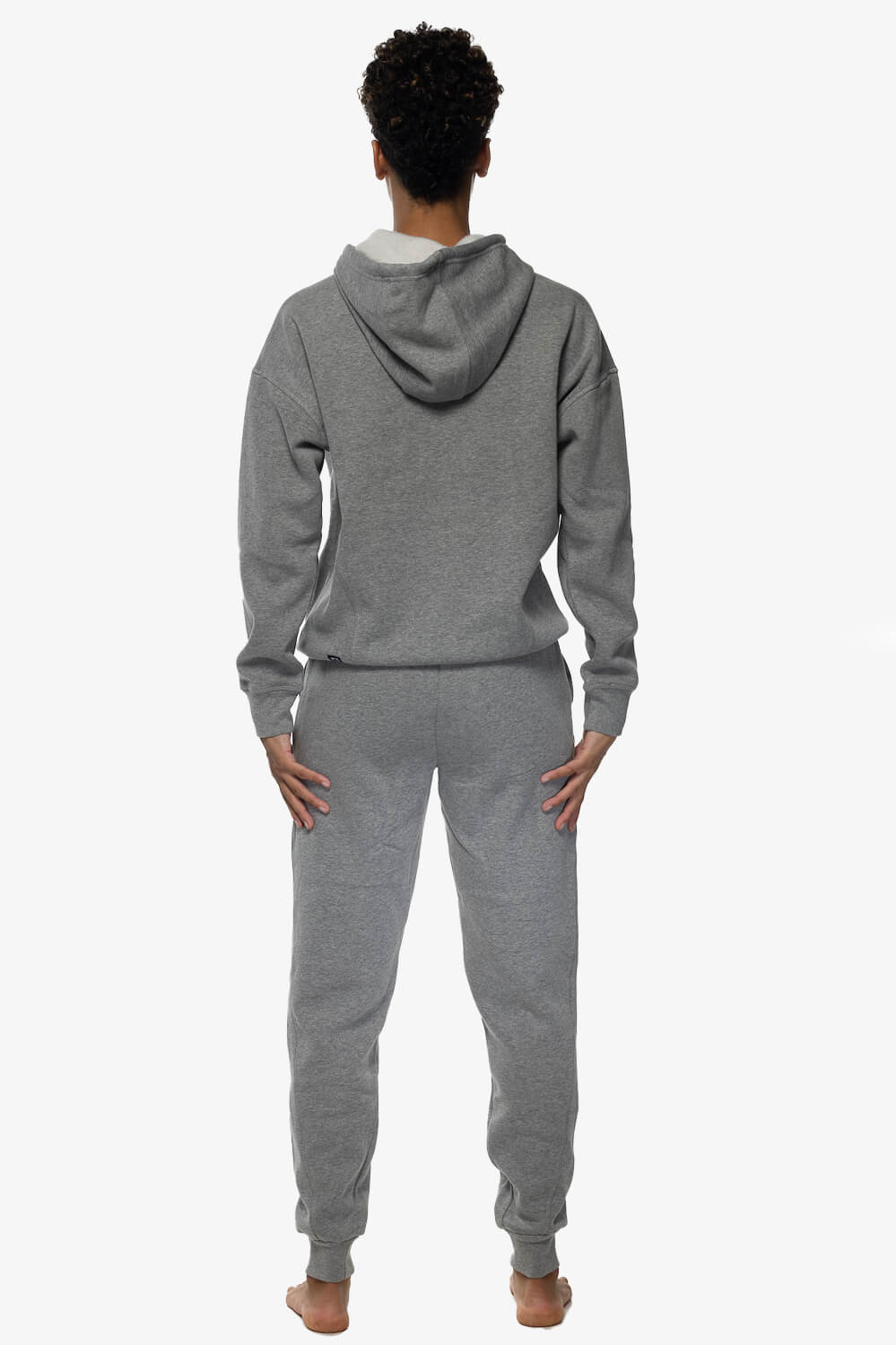 Juliet Fleece Cuffed Sweatpants - Heather Grey