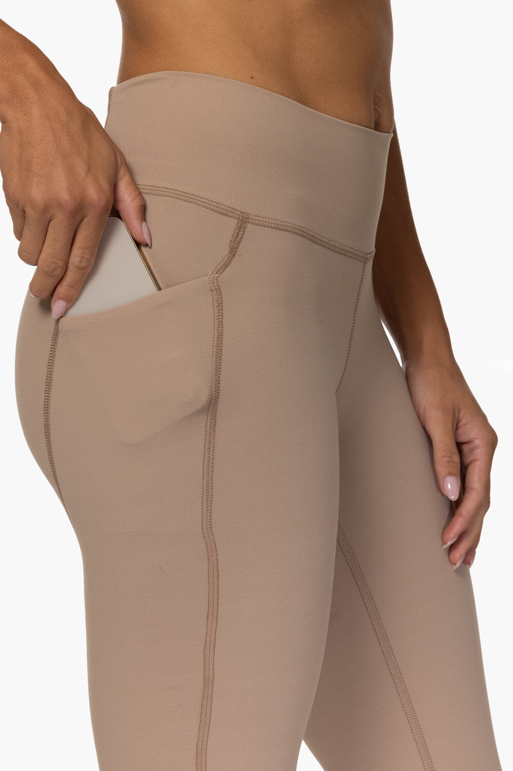 Mundaka Mid-Rise Leggings - Mocha