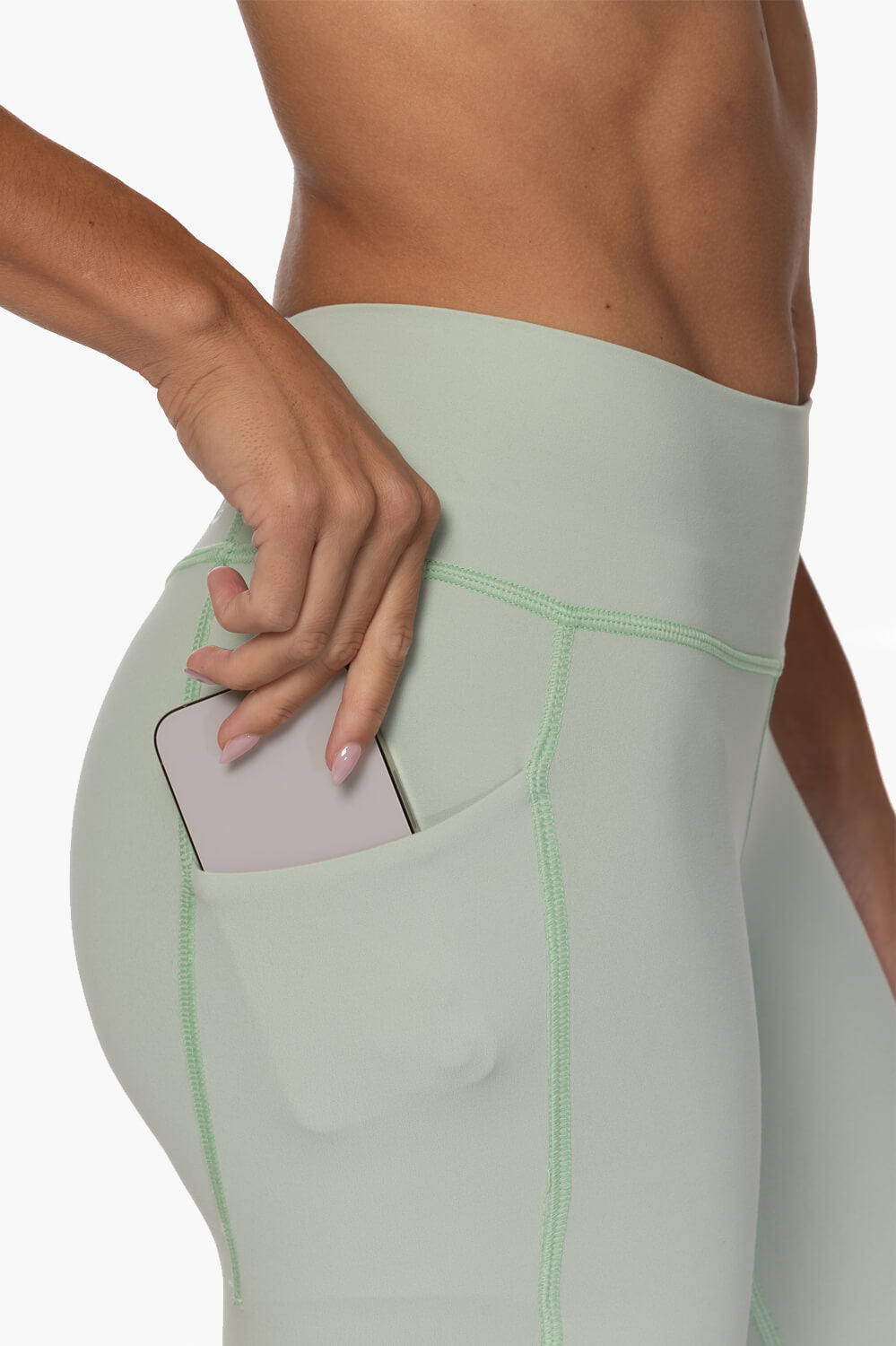 Mundaka Mid-Rise Leggings - Pistachio