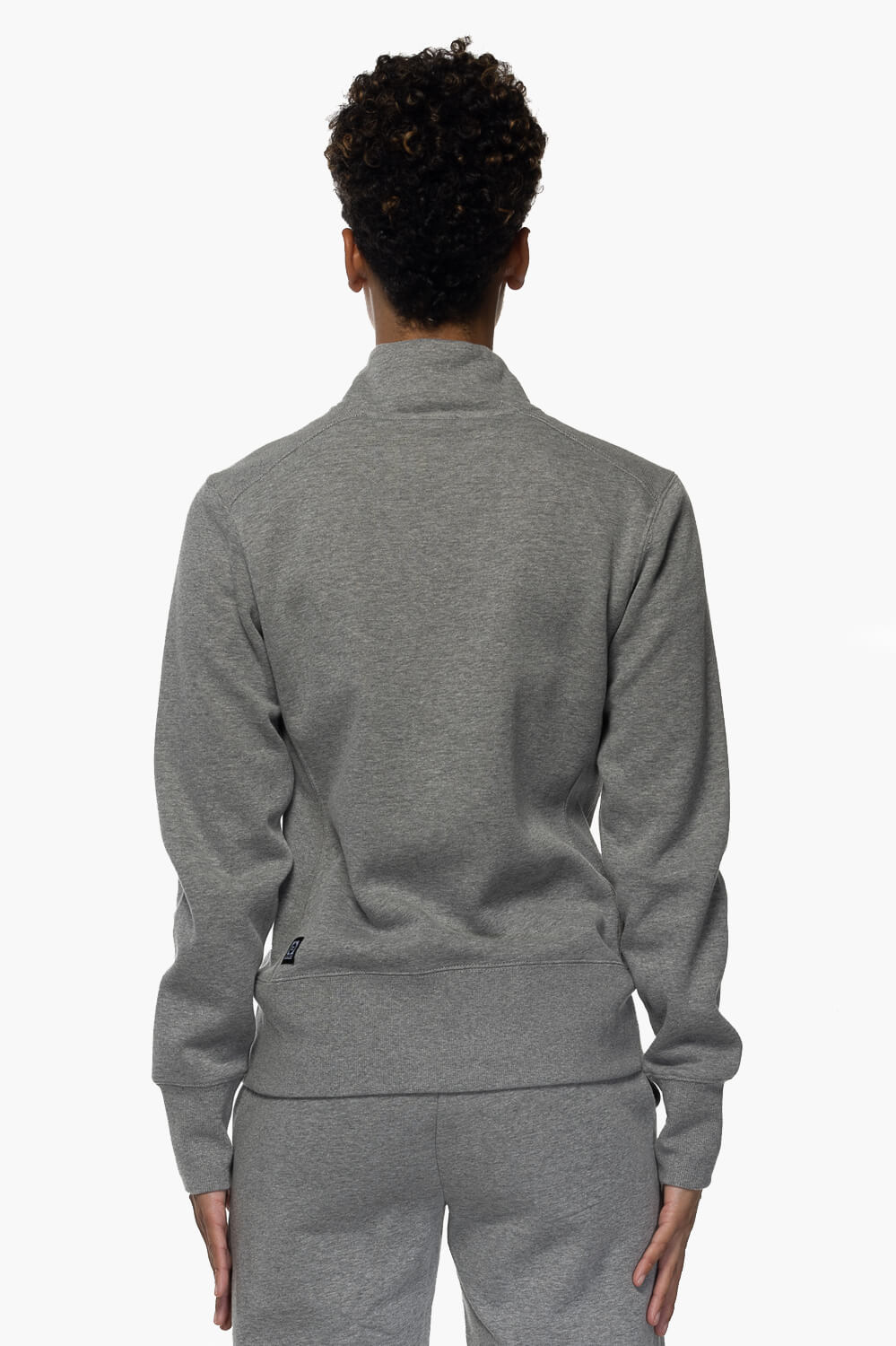 Audrey Zip Up Fleece Jacket - Heather Grey