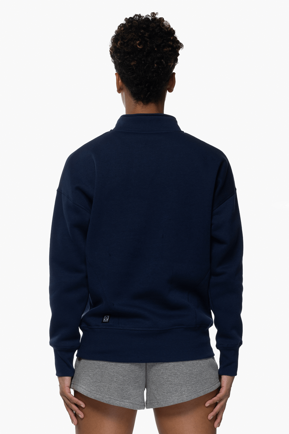 Eliza 1/4 Zip Fleece Pullover Sweatshirt - Shadow