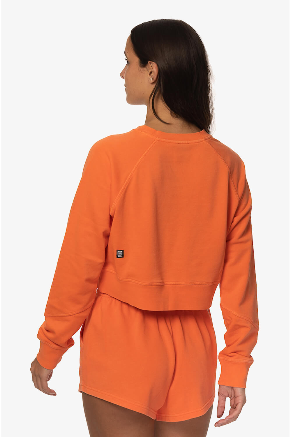 Brynn Cropped French Terry Crewneck - Redondo