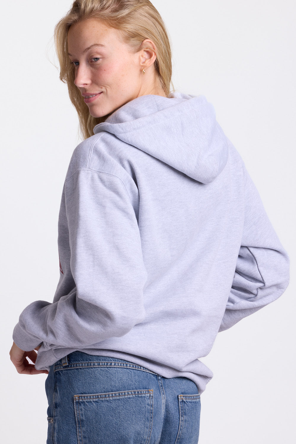 Raine Hoodie - Heather Grey Logo