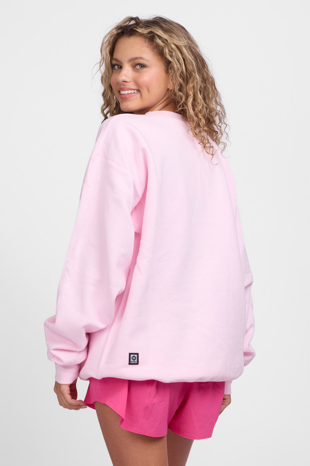 Roxanne Oversized Fleece Crewneck - Gloria