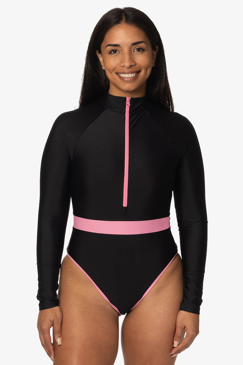 Nazare Long Sleeve Zip-Up Surf One Piece