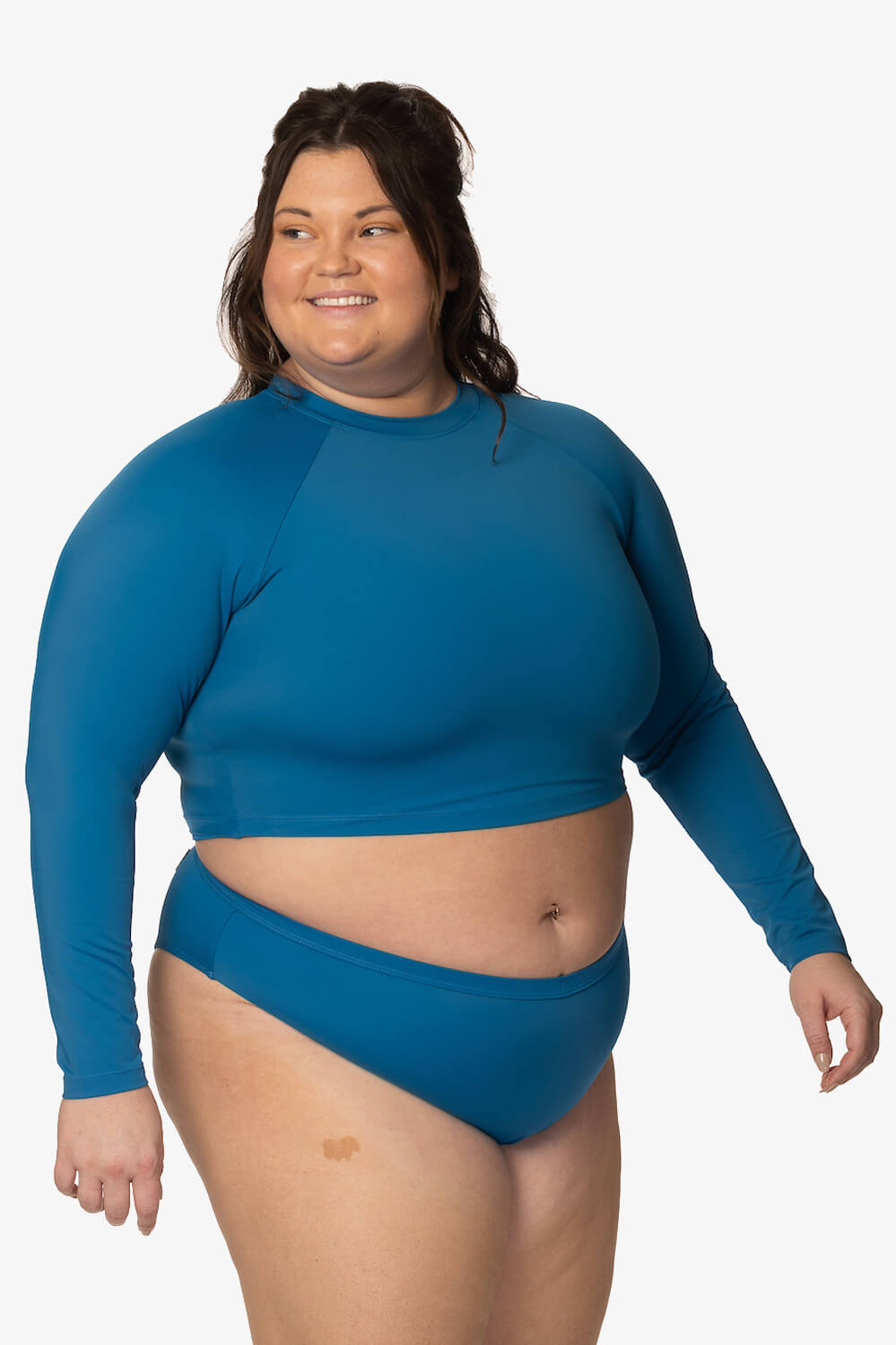 Moana Long Sleeved Crop Rashie - Huntington