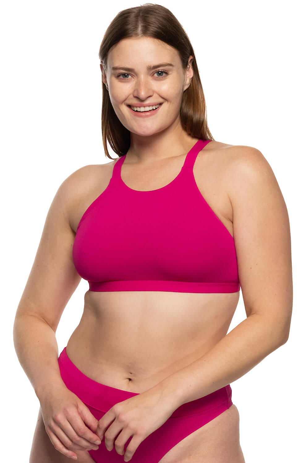 Kaylee Bikini Top - Dragon Fruit