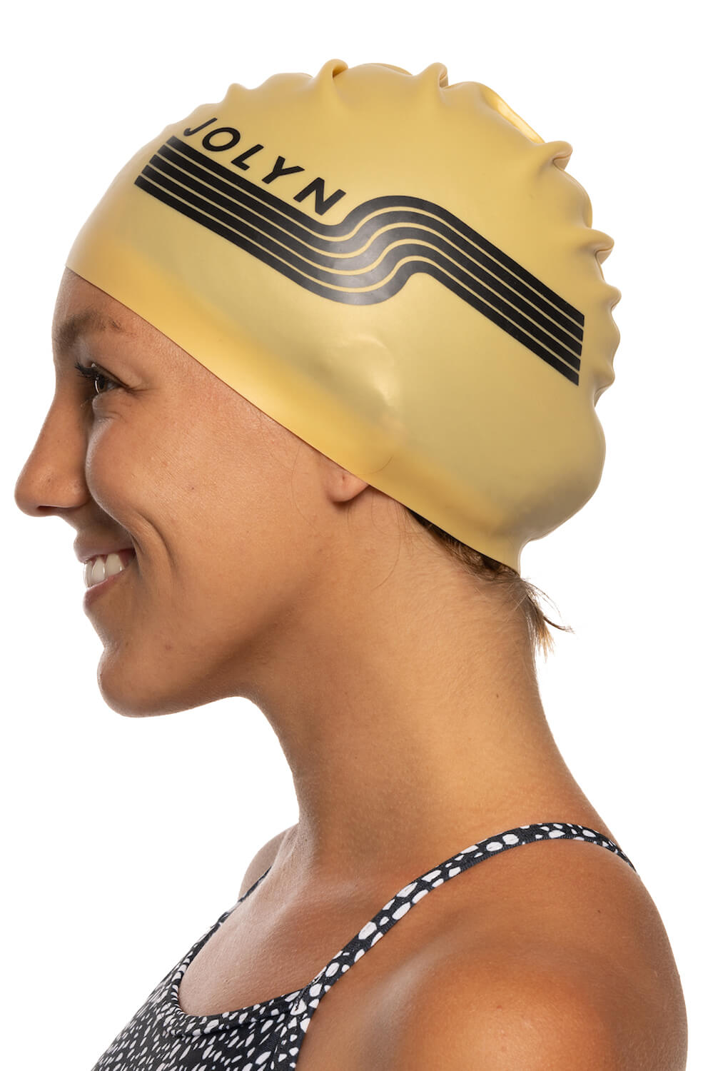  Silicone Swim Cap - Goldie