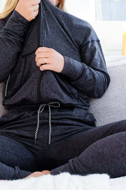  Brie Cozy Zip-Up Hoodie