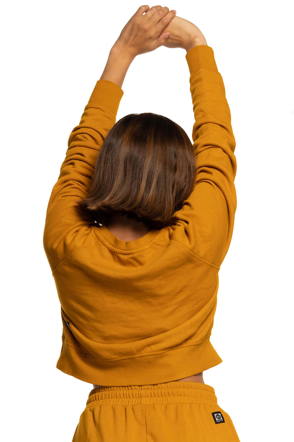  Brynn Cropped Fleece Crewneck