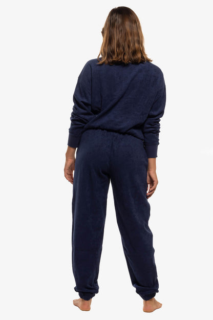  Evie Terry Cloth Sweatpant - Navy