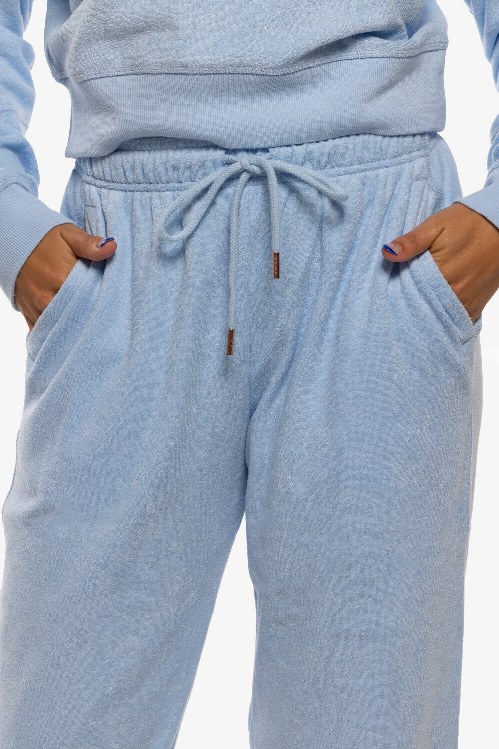  Evie Terry Cloth Sweatpant - Sky