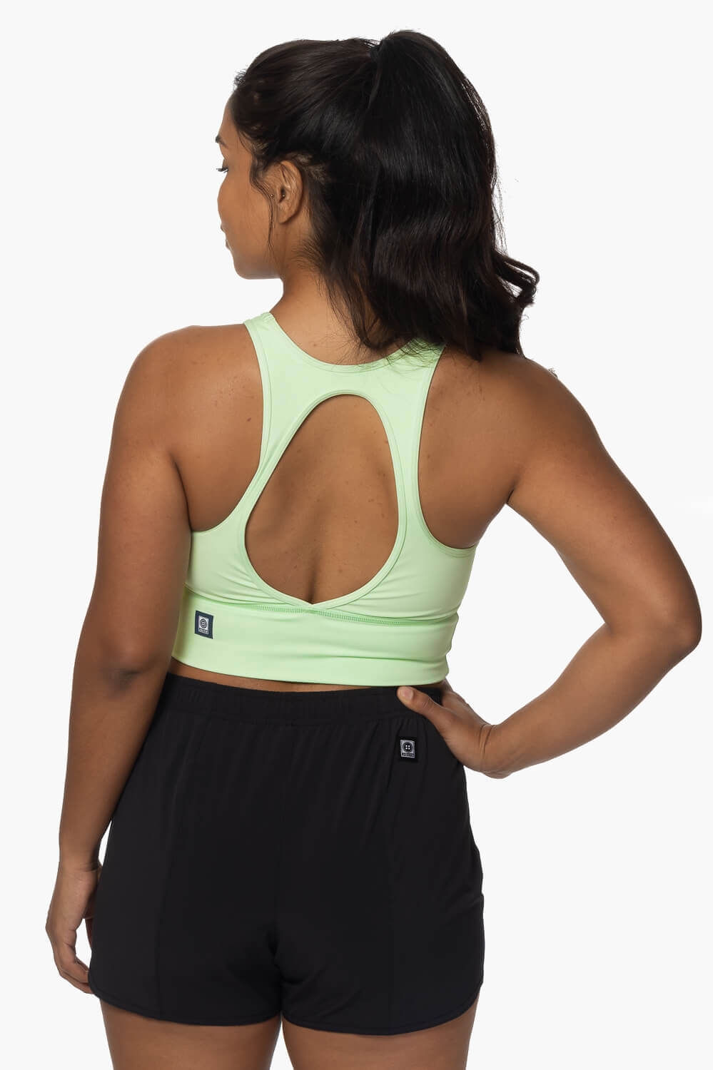  Janie High Waisted Run Short - Black