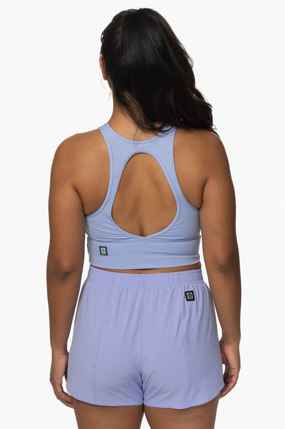  Janie High Waisted Run Short - Lavender