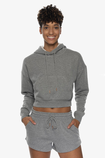  Mai Fleece Short - Heather Grey