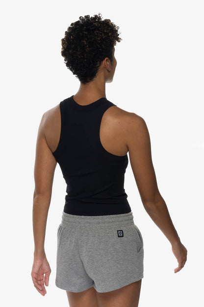  Mai Fleece Short - Heather Grey