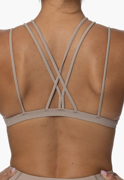  Calicoan Lace Sports Bra - Mocha