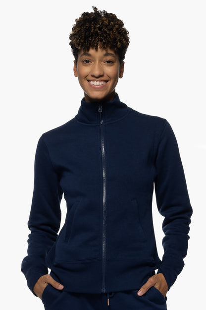  Audrey Zip Up Fleece Jacket - Shadow
