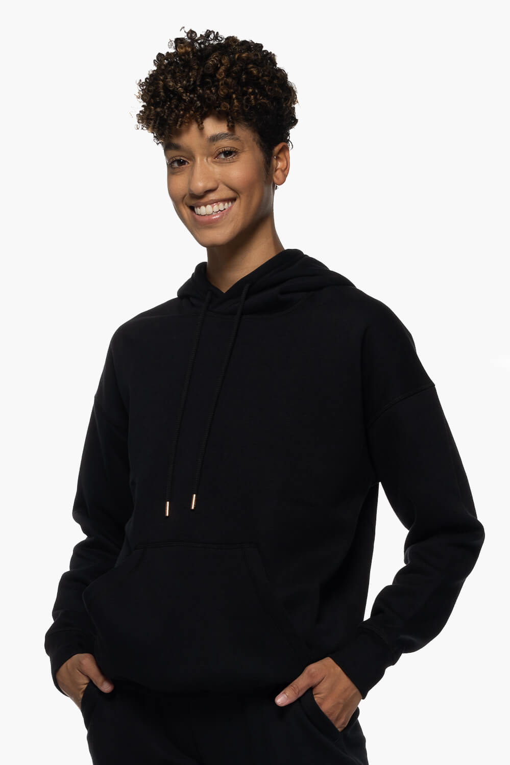  Dawn Fleece Hoodie Sweatshirt - Black