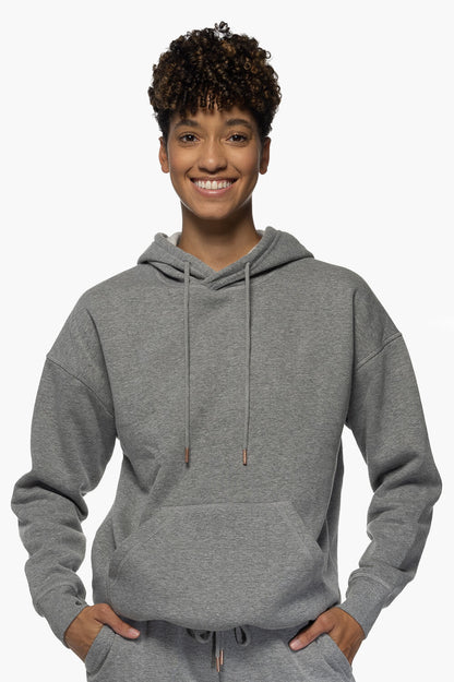  Dawn Fleece Hoodie Sweatshirt - Heather Grey