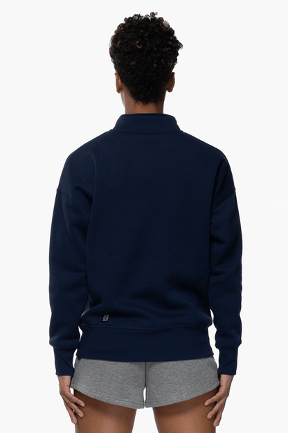  Eliza 1/4 Zip Fleece Pullover Sweatshirt - Shadow