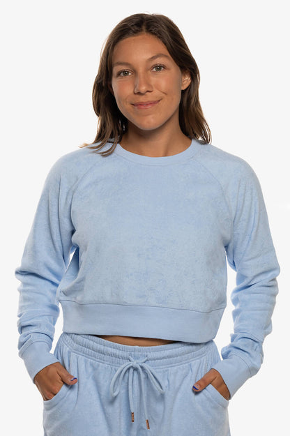  Madison Terry Crewneck - Sky