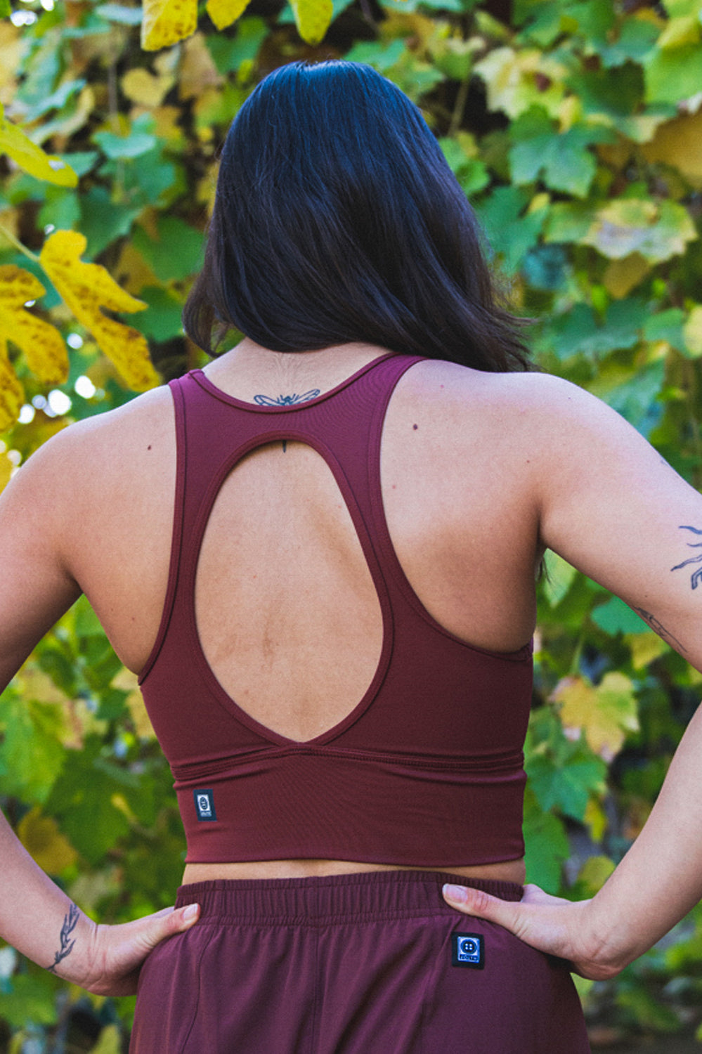 Rae Sports Bra - Port