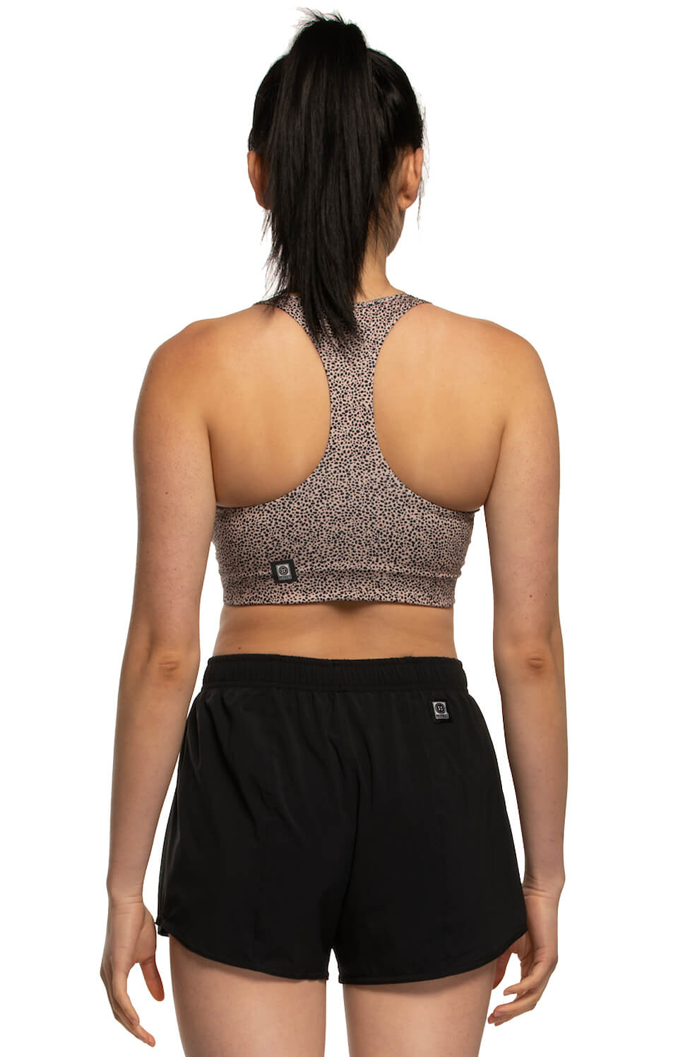  Janie High Waisted Run Short - Black