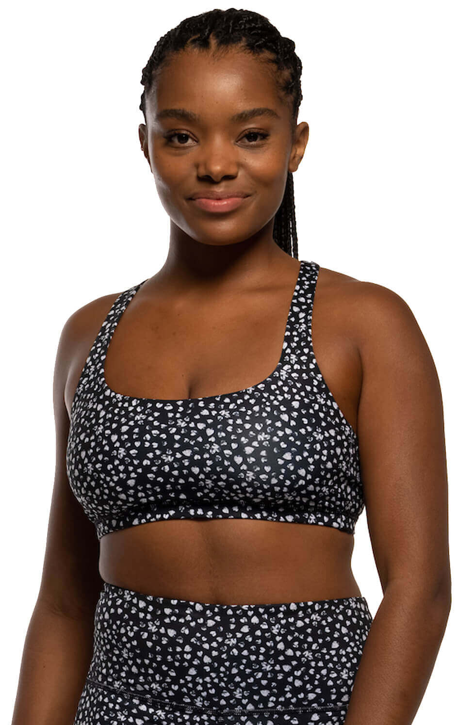  Aleia Skinny Strap Sports Bra - I Heart U