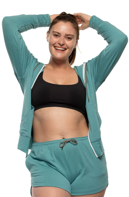  Brie Cozy Zip-Up Hoodie