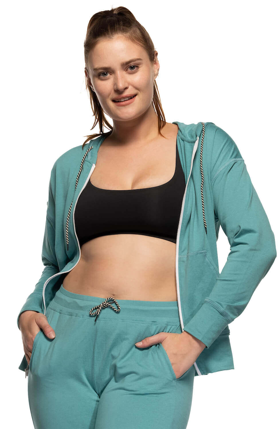  Brie Cozy Zip-Up Hoodie
