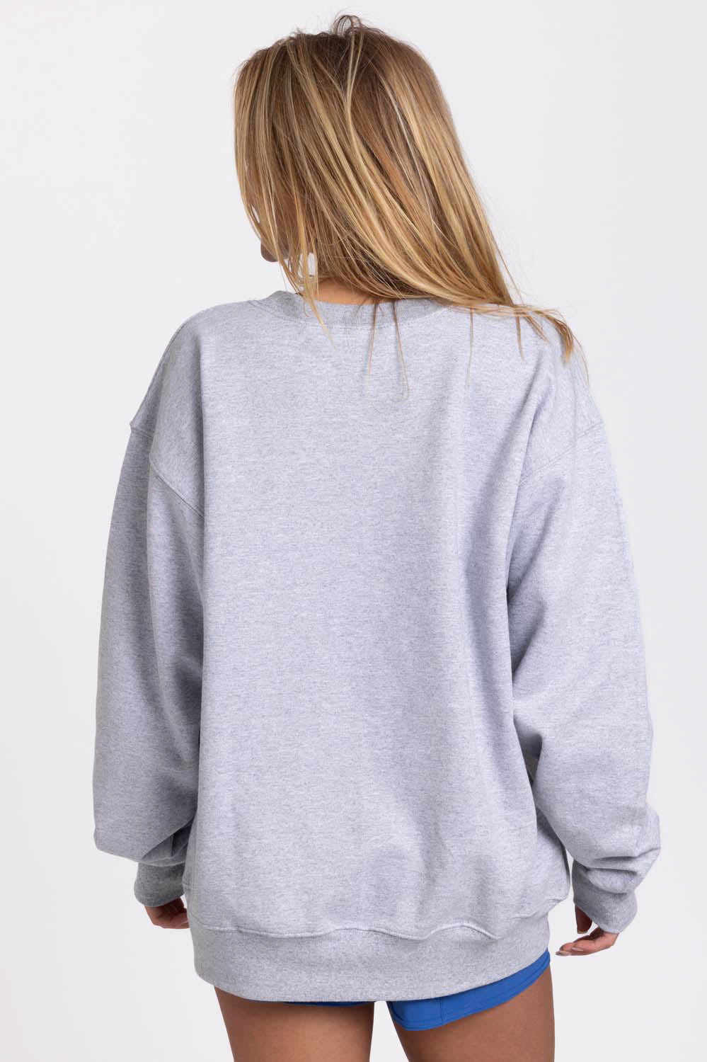  Roxanne Oversized Fleece Crewneck - Grey
