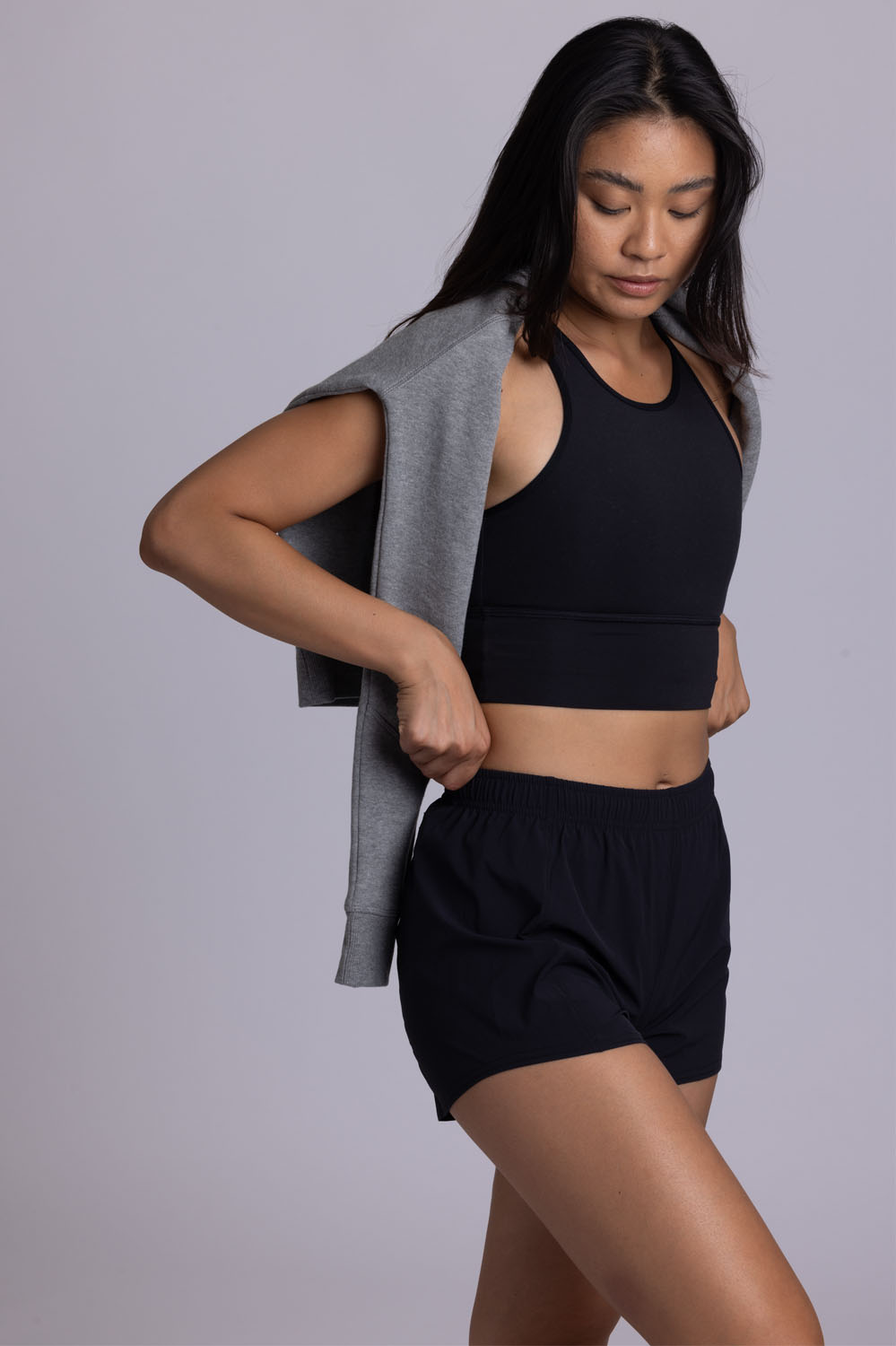  Janie 2.0 High Waisted Run Short - Black