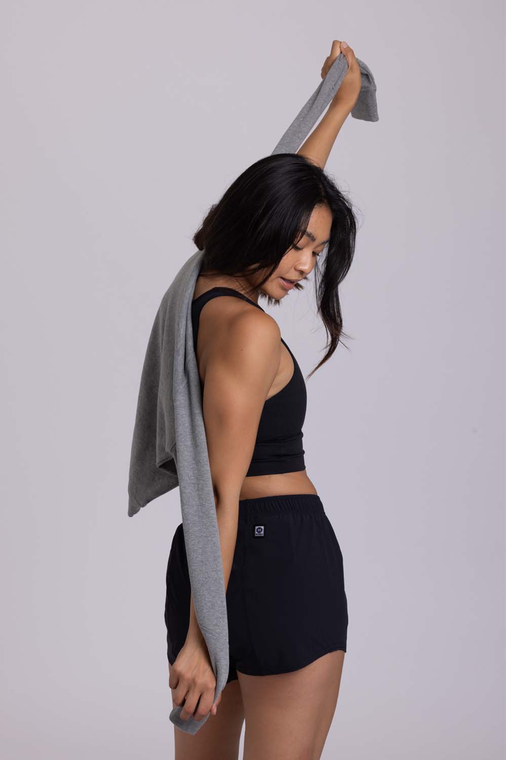  Janie 2.0 High Waisted Run Short - Black