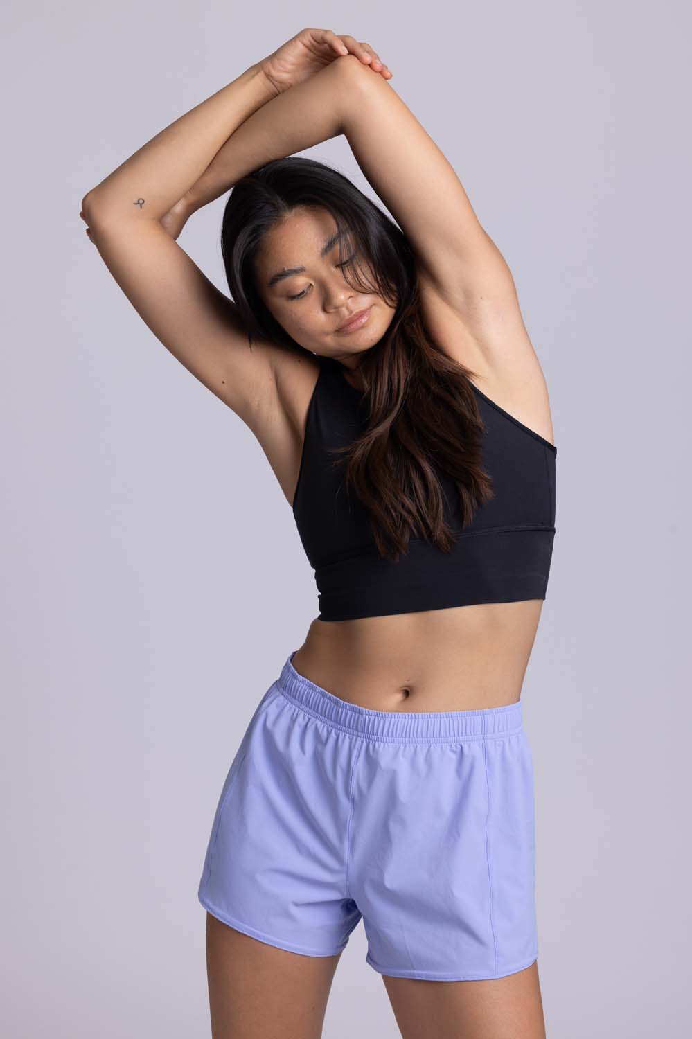  Janie 2.0 High Waisted Run Short - Lavender