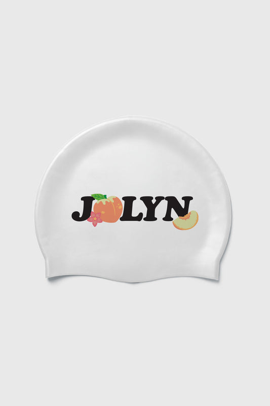  Silicone Swim Cap - Peach
