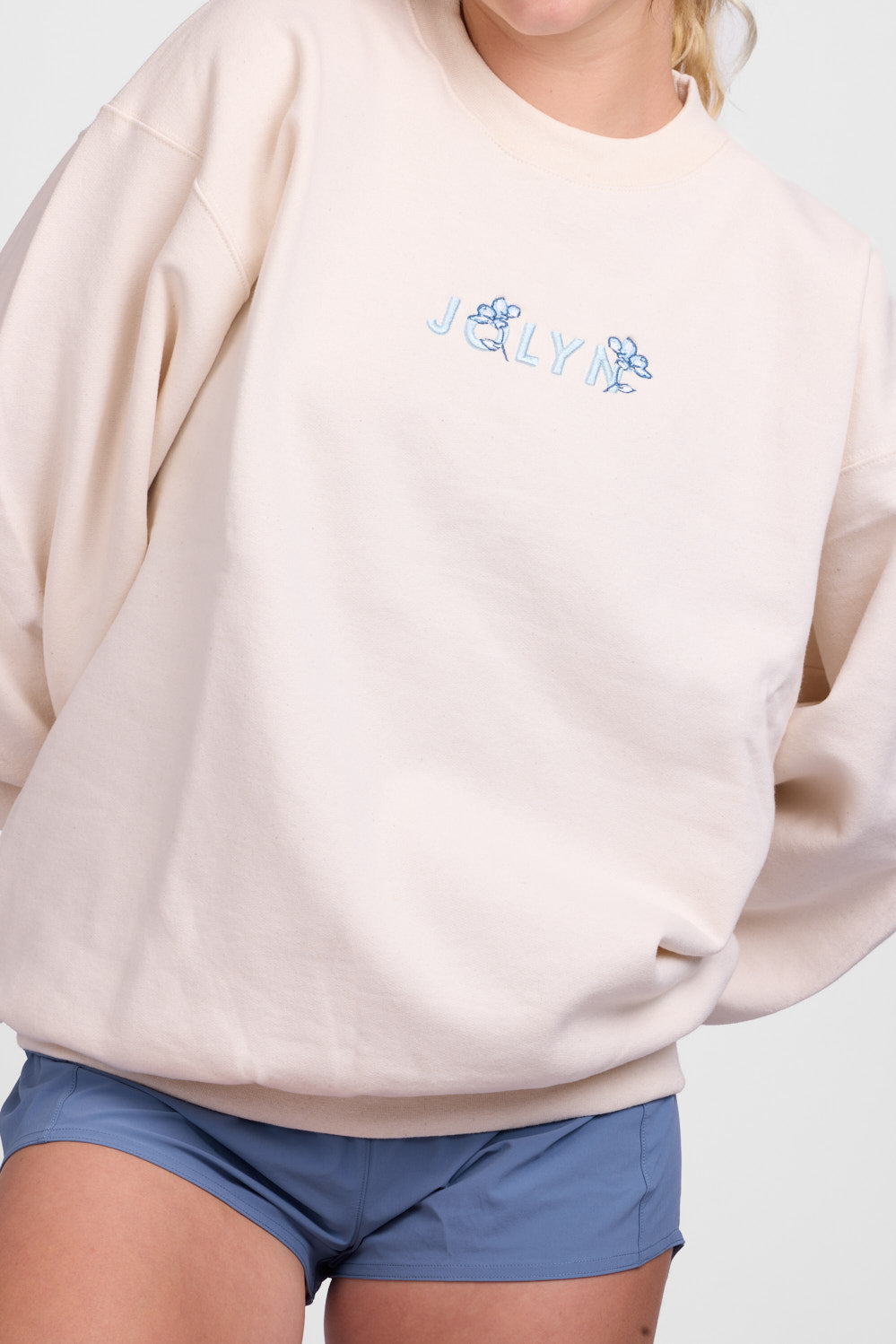  Roxanne Oversized Fleece Crewneck - Maria