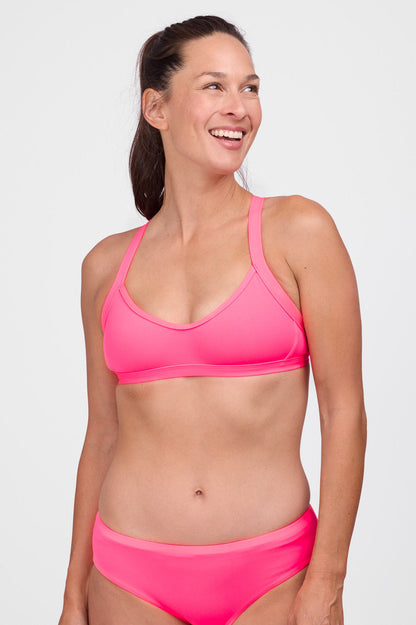  Kathleen Bikini Top - Hot Pink