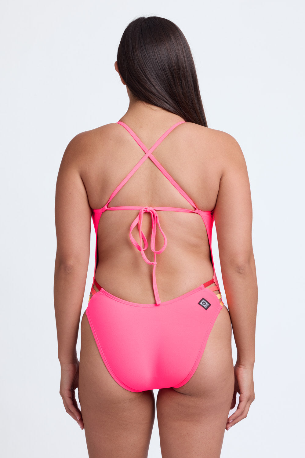  Gavin One Piece Swimsuit - Hot Pink Contrast
