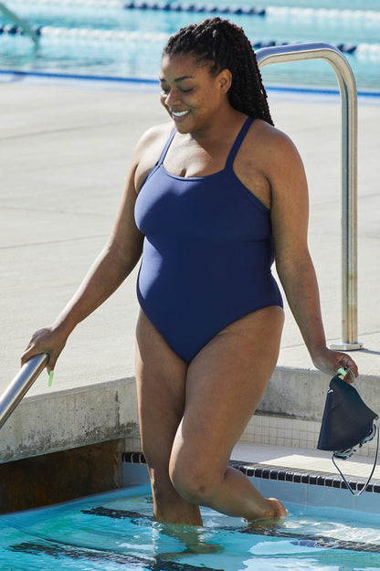  Caroline One Piece Swimsuit - Navy