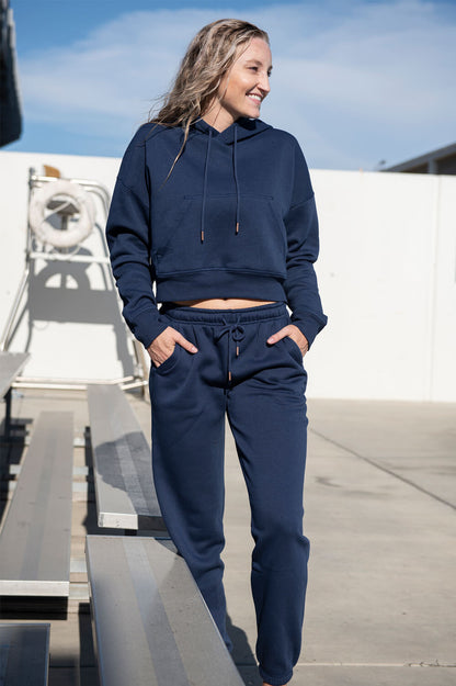 Sasha Fleece Sweatpants - Shadow