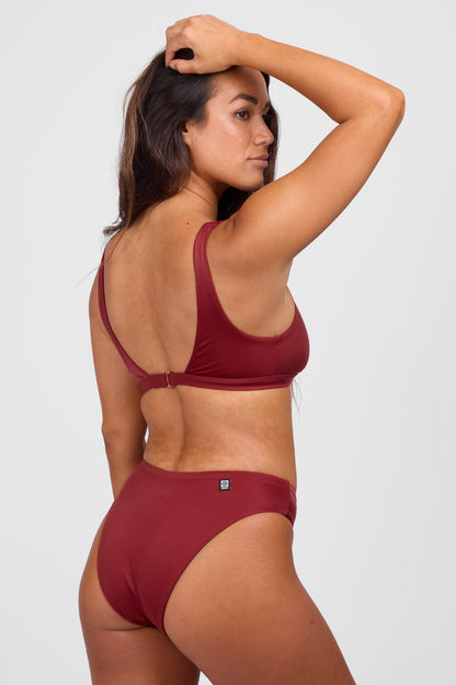  Layla Bikini Bottom - Garnet