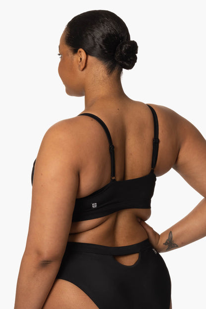  Amelia Bikini Top - Black