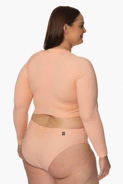  Moana Long Sleeved Crop Rashie - Coronado