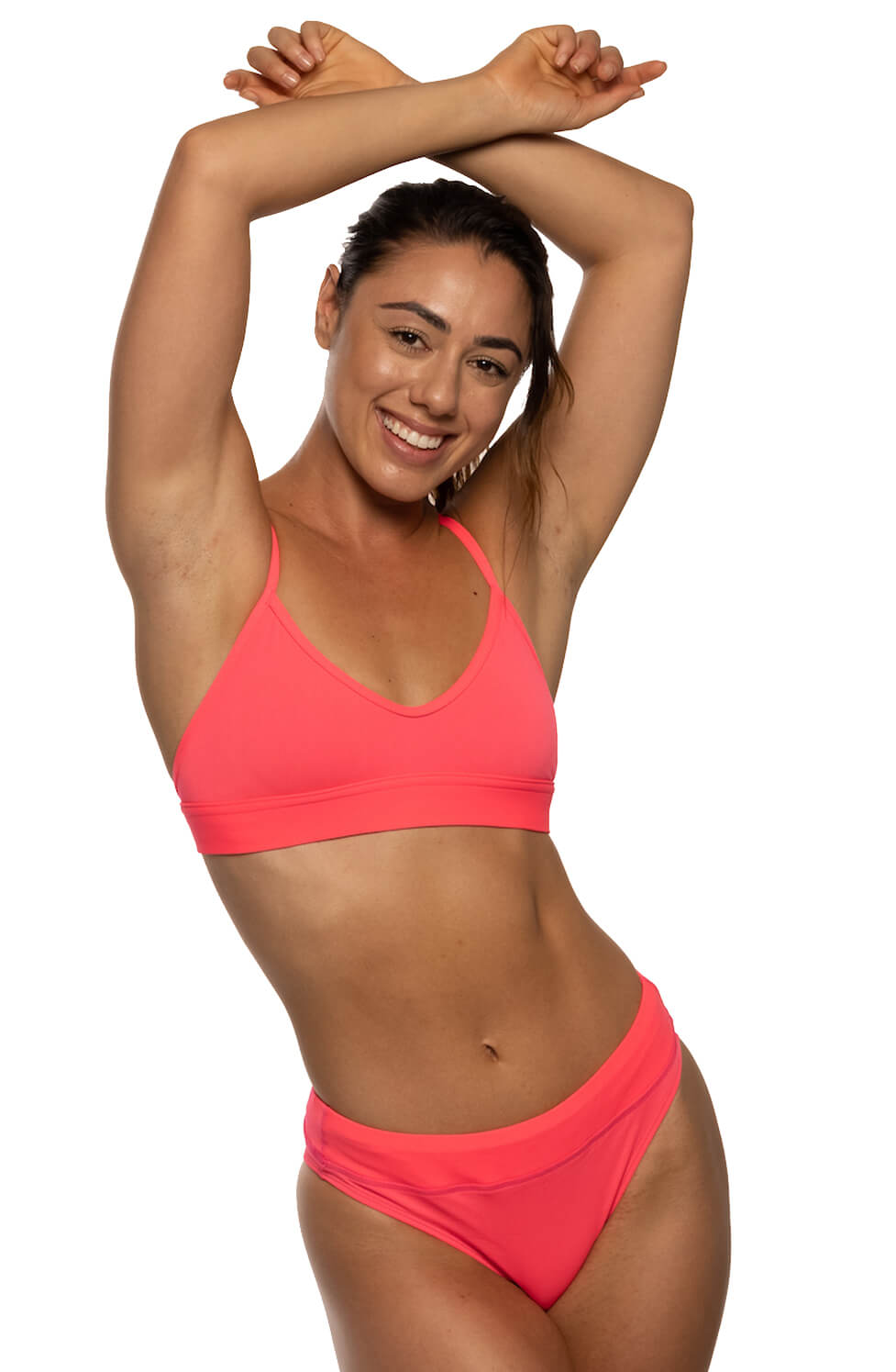  Zoe Bikini Bottom - Hot Pink
