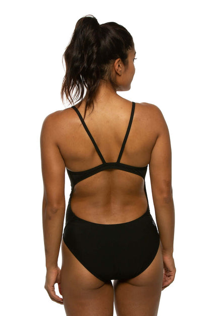  Devon Swim Onesie - Black