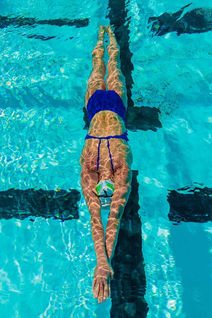  Devon Swim Onesie - Blueberry