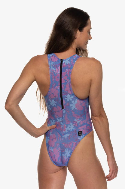  Fairlie Water Polo Suit - Hibiscus