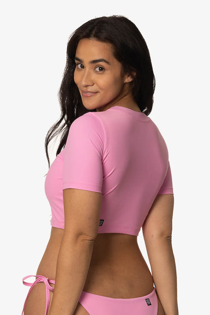  Aurora Short Sleeved Crop Rashie - Zion