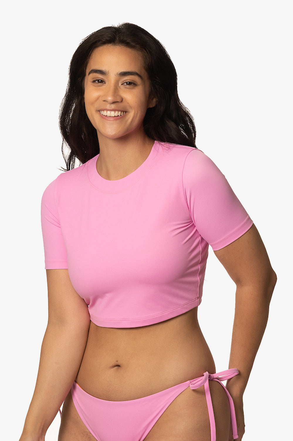  Aurora Short Sleeved Crop Rashie - Zion